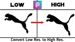 Convert Low resolution image (graphics) into High resolution image in android Picsart app