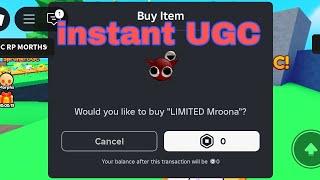 [FREE UGC] SPRUNKI OC RP SCRIPT ROBLOX | INSTANT UGC [PASTEBIN]