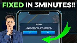 How to play dream league soccer without downloading additional content from Playstore.