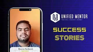 Unified Mentor Review | Sharun Satheesh's Training Experience