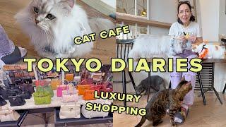 Vlog: EPIC Preloved Luxury Shopping in AMORE TOKYO & My FIRST TIME In A Cat Cafe