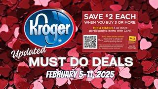 *FREE Eggs???* Kroger UPDATED Must Do Deals for 2/5-2/11 | MEGA SALE & MORE