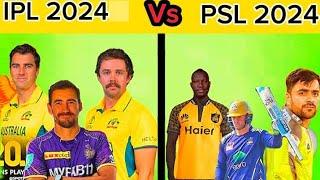 IPL VS PSL Comparison | Pakistan Super League VS Indian Premier League