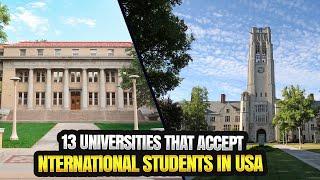 13 Universities in USA Accepting Most International Students.