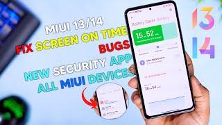 Fix Screen on time Bug in all Xiaomi, Redmi, Poco Phone | New Security Update Problem