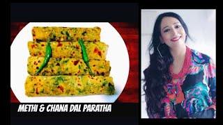 Nisha’s Diabetic Kitchen -Methi Ka Paratha recipe || Methi Chana Dal Paratha ||Fenugreek Paratha | |