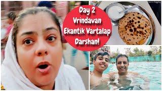 Day 2 in Vrindavan! Sadgurudev Ekantik Darshan ️ #vlogs  PV40