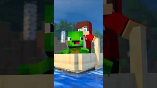 JJ and Mikey's Friendship  ( Part 1)  #shorts #minecraft