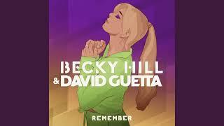 Becky Hill (feat. David Guetta) - Remember (Acoustic) (Speed Up)