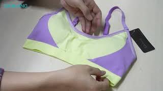 Sports Bras Manufacturer & Wholesale Supplier! Video for the sports bra sample: seamless sports bra.