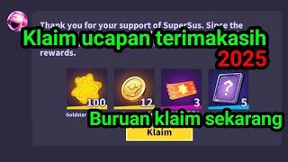 KLAIM SEKARANG!!! BONUS SUPER SUS LAGI BAIK - ADA GOLDEN STAR TOKEN SPIN DAN KARTU PERAN SUPER SUS