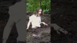 Girl Sinking in Quicksand || Quicksand Sinking #survival #adventure #quicksand