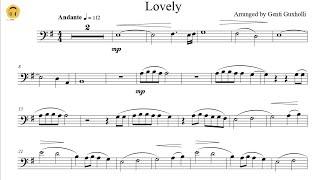 Lovely by Billie Eilish feat. Khalid (Cello Solo with Piano Accompaniment/Sheets)