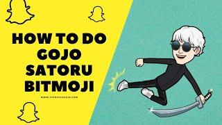 How to do Gojo Satoru Bitmoji