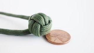 How to Make a Mini Monkey's Fist Tutorial | 2-Pass Monkey's Fist Key Chain