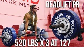 Stefi Cohen Deadlifts 520 X 3 | US OPEN PREP