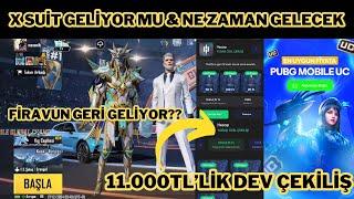 11.000 TL'lik DEV ÇEKİLİŞ !! FİRAVUN NE ZAMAN GELİYOR & YENİ X SUİT TAHMİNİ GELİŞ TARİHİ PUBG MOBİLE