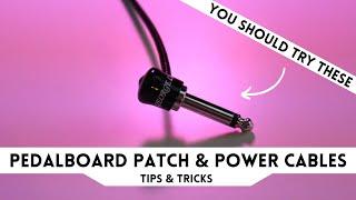 Pedalboard PATCH & POWER Cables // Tips & Tricks (w/ Custom Solderless Patch Cable Tutorial)