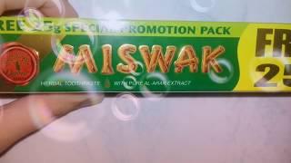 Dabur Miswak toothpaste review with pure al arak extract