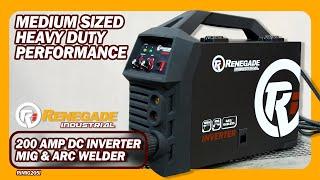 Renegade Industrial 200 Amp DC Inverter MIG & Arc Welder (RIMIG205I)