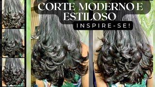 #Corte Repicado #feminino passo a passo #facil para #iniciantes