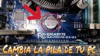 CÓMO CAMBIAR LA PILA DE TU PC (BATERÍA DE LA BIOS)