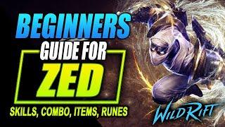 Zed Wild Rift Build | Item Build, Skills and Combo Guide | League of Legends Wild Rift