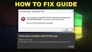 How to fix Referenced Memory Error 2024 Guide