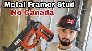 Metal Framer Stud Framing , Construindo Parede de Metal No Cimento Ontario Canada