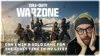 WARZONE SOLOS - Can I win a game of solos for the first time Ever?!