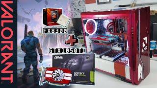 FX 8300 + GTX 1050TI no VALORANT SERÁ QUE RODA?