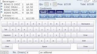 How to Edit a Table Order Item in Amicus POS