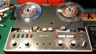 Reel to reel vintage audio demo 1977