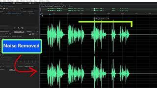 Audio editing/ Noise reduction/ Remove breathing sounds