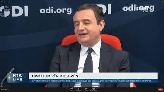 Debat rreth zhvillimit ekonomik të Kosovës në mes të Kryeministrit Albin Kurti dhe  Sara Pantulian