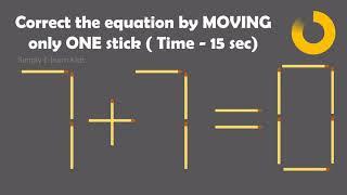 Matchstick puzzles with answers for kids - Simply E-learn Kids