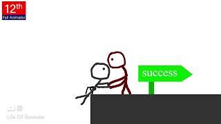 Successful Motivation Animated Story - V2.0  |  12th Fail Animator