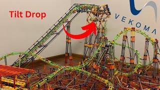 How I built A Vekoma Tilt Coaster out of K'nex - Knex Rollercoaster