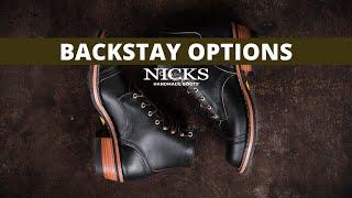 Backstay Options | Nicks Handmade Boots