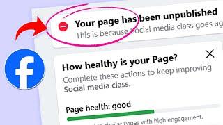 How to appeal & Solve Your Page has been unpublished on Facebook