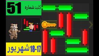 حل مینی گیم یا پازل امروز  همستر کلید  51 در 17و18شهریورmini game hamster kombat no.49