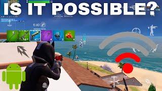 Unreal Ranked On 150 PING... (Fortnite Mobile Gameplay)