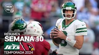 New York Jets vs. Arizona Cardinals | Semana 10 - NFL 2024 | Highlights Resumen en español