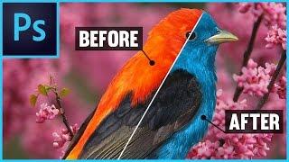 Photoshop CS6/CC: How To Change Color of an Object - With Layers (Adobe Photoshop Tutorial)