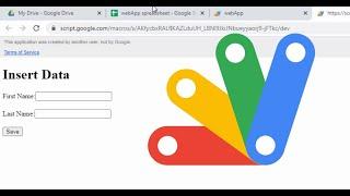 Create a Google Apps Script Web App