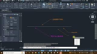 Creating Leaders with AutoCAD