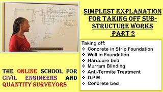 How To Measure Concrete ,Foundation Walling,Hardcore,Murram blinding,Anti-termite treatment & D.P.M