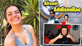 I PLAYED WITH ADDISON RAE ON FORTNITE FOR MY BIRTHDAY!!!