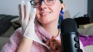 ASMR Latex Glove Sounds & Mic Rubbing 