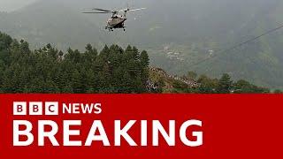 Two children saved in Pakistan cable car rescue operation - BBC News